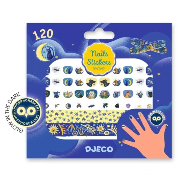 Djeco Djeco Nagelstickers Maanreflecties  Djeco Ap25 Speelgoed & Spellen Verkleden  Wijs west