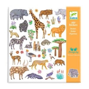 Djeco Djeco Stickers Kenia  Djeco Ap25 Speelgoed & Spellen Knutselen  Wijs west