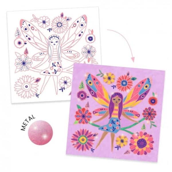 Djeco Djeco Knutselpaket Kleine Vleugels  Djeco Ap25 Speelgoed & Spellen Knutselen  Wijs west