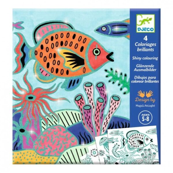 Djeco Djeco Knutselpaket Onder Zee  Djeco Ap25 Speelgoed & Spellen Knutselen  Wijs west
