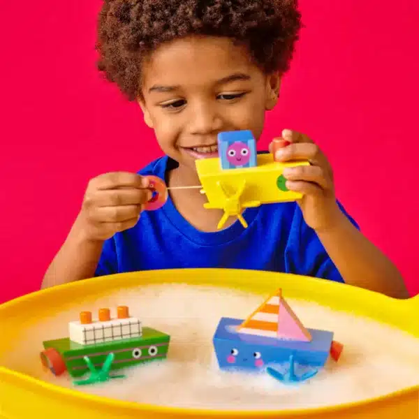Kidoki Houten Opwind Bootje