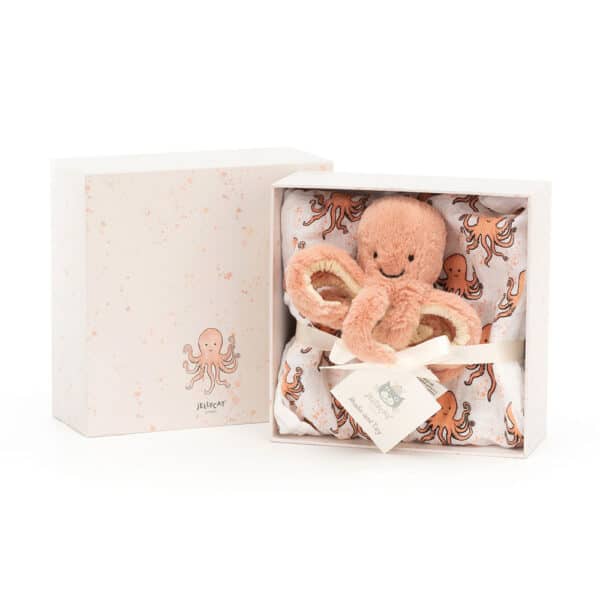 Jellycat Jellycat Odell Octopus Gift Set 670983121582 Jellycat Speelgoed & Spellen Knuffels  Wijs west