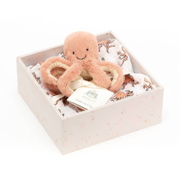 Jellycat Jellycat Odell Octopus Gift Set 670983121582 Jellycat Speelgoed & Spellen Knuffels  Wijs west