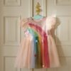 Konges Sløjd Odette Regenboog Jurk Evening Sand - Afbeelding 7