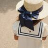 Konges Sløjd Konges Sløjd Allie Sailor Hat Navy Blazer 5715681060766 SS25 Konges Kleding & Accessoires Accessoires Hoedjes & Petjes Wijs west
