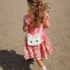 Konges Sløjd Konges Sløjd Tullie Smock Rok Ma Grande Cerise Glitter 5715681061350 SS25 Konges Kleding & Accessoires Rokjes & Jurkjes  Wijs west