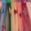 Konges Sløjd Konges Sløjd Odette Regenboog Jurk Evening Sand 5715681050316 SS25 Konges Kleding & Accessoires Rokjes & Jurkjes  Wijs west