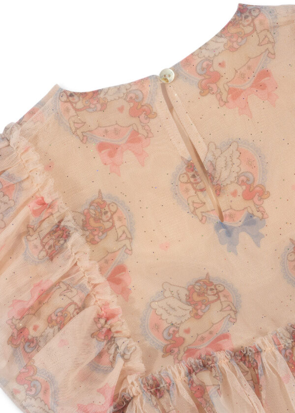 Konges Sløjd Konges Sløjd Ada Fairy Jurk Grs Twinkle Sprinkle 5715681052440 SS25 Konges Kleding & Accessoires Rokjes & Jurkjes  Wijs west