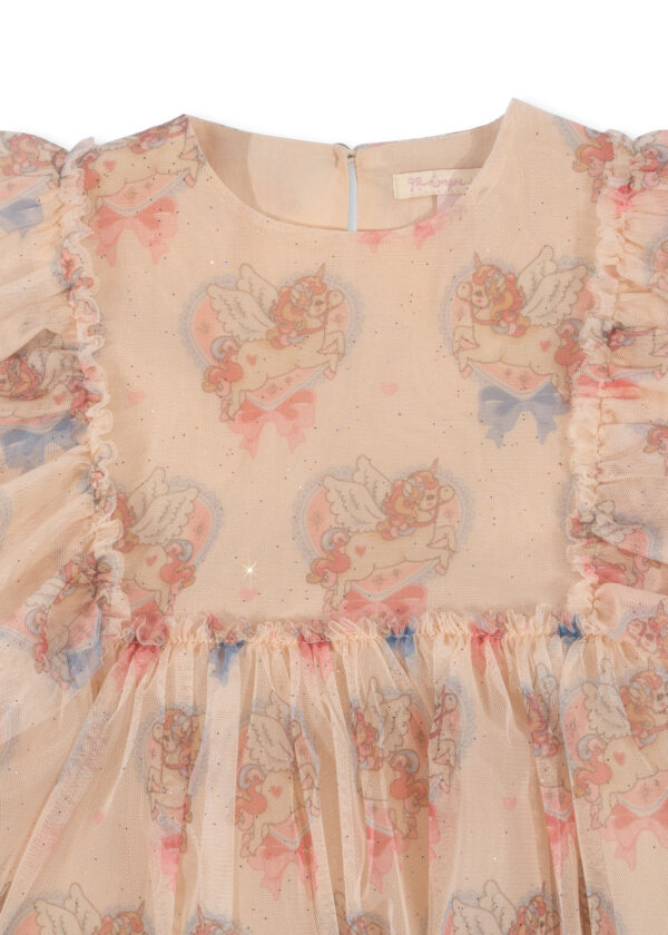 Konges Sløjd Konges Sløjd Ada Fairy Jurk Grs Twinkle Sprinkle 5715681052440 SS25 Konges Kleding & Accessoires Rokjes & Jurkjes  Wijs west