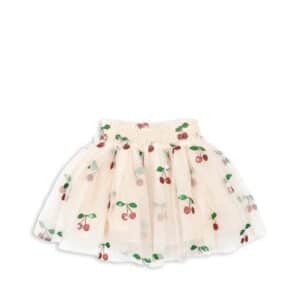 Konges Sløjd Konges Sløjd Tullie Smock Rok Ma Grande Cerise Glitter 5715681061350 SS25 Konges Kleding & Accessoires Rokjes & Jurkjes  Wijs west