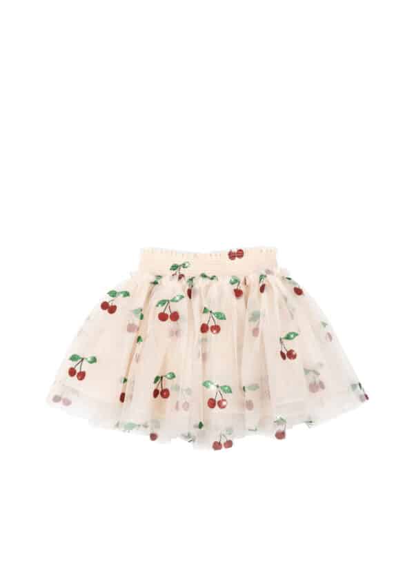 Konges Sløjd Konges Sløjd Tullie Smock Rok Ma Grande Cerise Glitter 5715681061350 SS25 Konges Kleding & Accessoires Rokjes & Jurkjes  Wijs west