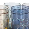 Konges Sløjd Konges Sløjd 4 Pack Glitter Bekers Blue Mix 5715681062623 SS25 Konges Verzorging Eten & Drinken Lunchbakjes & Drinkbekers Wijs west