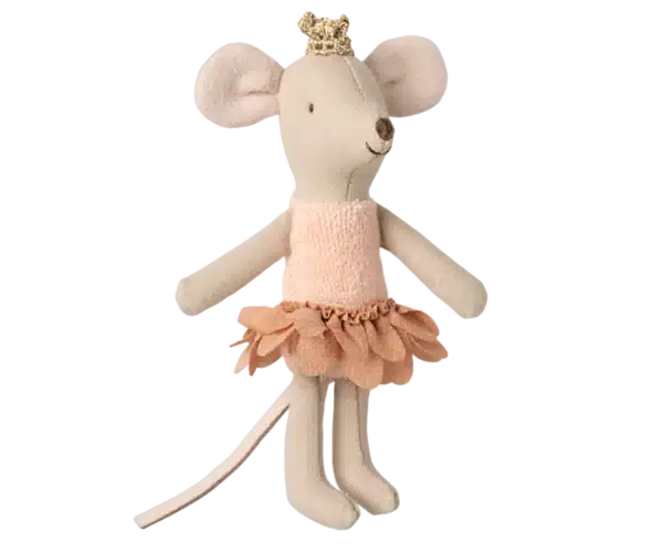 Maileg Princess mouse, Little sister in matchbox