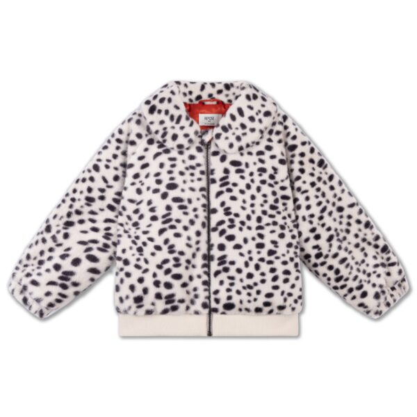 Repose AMS Repose Ams 11. Faux Fur Bomber Dalmatian 8721339603770 AW25 Repose Kleding & Accessoires Jassen  Wijs west