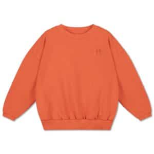 Repose AMS Repose Ams 14. Cozydrop Sweater Radiant Red 8721339604135 AW25 Repose Kleding & Accessoires Sweaters & Truien  Wijs west