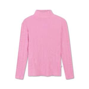Repose AMS Repose Ams 36. Turtle Neck Blush Pink 8721339607730 AW25 Repose Kleding & Accessoires Shirts Longsleeves Wijs west
