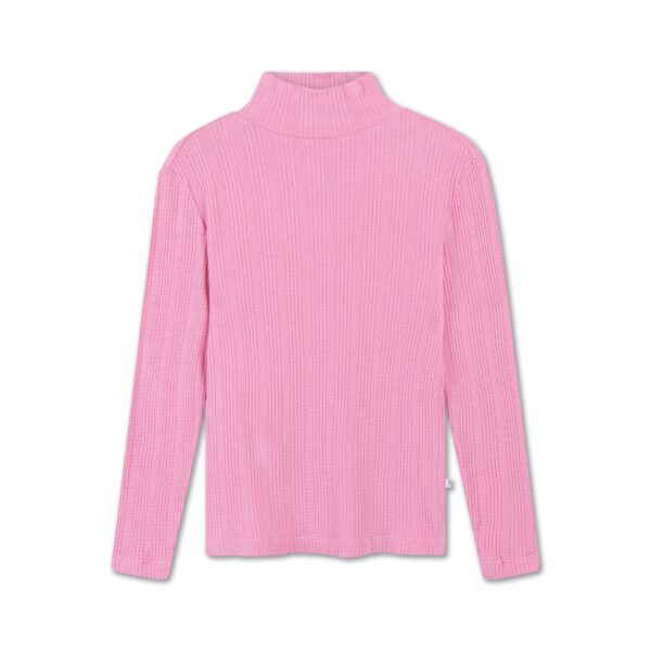 Repose AMS Repose Ams 36. Turtle Neck Blush Pink 8721339607730 AW25 Repose Kleding & Accessoires Shirts Longsleeves Wijs west