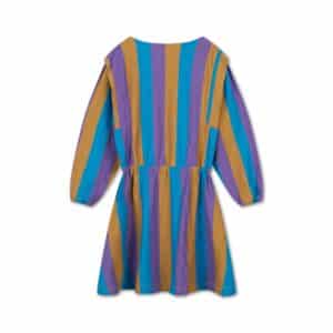 Repose AMS Repose Ams 40.A Simple Fit Dress Tricolor Block Stripe 8721339609130 AW25 Repose Kleding & Accessoires Rokjes & Jurkjes  Wijs west