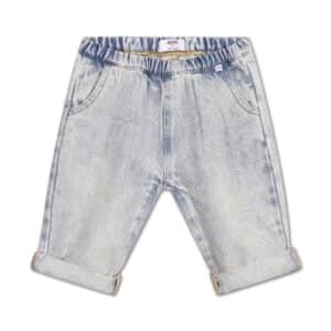 Repose AMS Repose Ams 7. Woven Denim Pants Sky Blue 8721339612253 AW25 Repose Kleding & Accessoires Baby Broekjes Wijs west