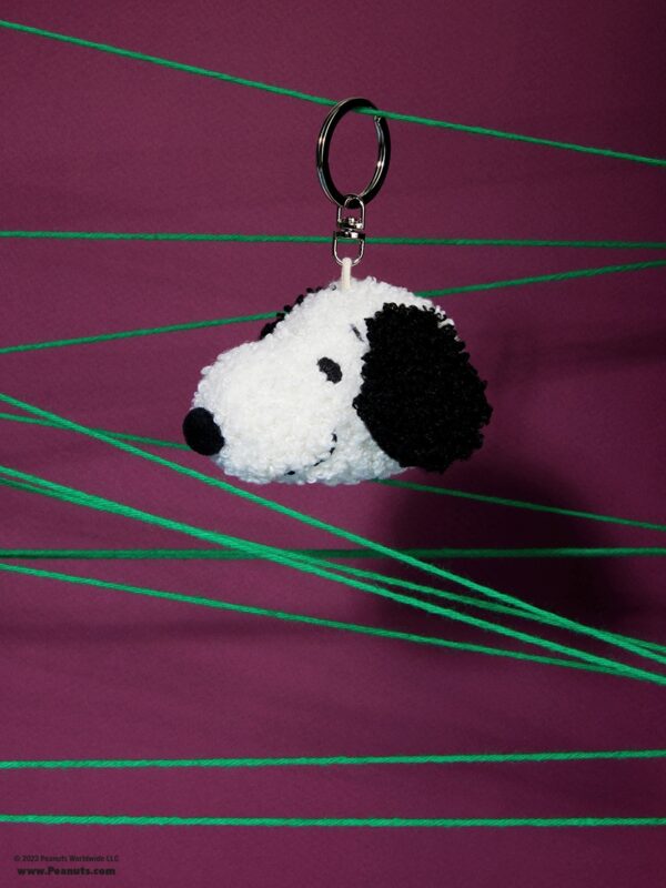Snoopy ECO Tiny Teddy Cream Keychain