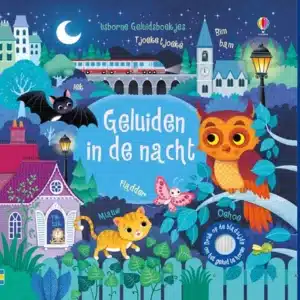 Uitgeverij Usborne Geluidenboek: In de nacht. 1+ 9781474962759 Harlekijn Boeken & Kleurboeken Voel-/geluidboeken  Wijs west
