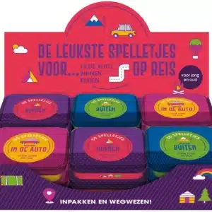 Uitgeverij 	Image Books Spelletjes voor op reis - 3 x 4 ex. 3+ 9789464086195 Harlekijn Speelgoed & Spellen Spellen  Wijs west