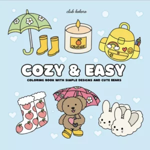Harlekijn boeken Cozy & Easy kleurboek. Coloring book with cute scenes and cozy objects. 4+ 9798310424951 Harlekijn Boeken & Kleurboeken Kleurboeken  Wijs west