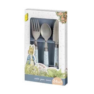 Peter Rabbit Peter Rabbit Kleuter bestek 3585190219373 Peter Rabbit Verzorging Eten & Drinken  Wijs west