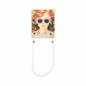 Konges Sløjd Zonnebrilketting – Cherry Style 🍒