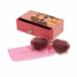 Konges Sløjd Sunglasses Junior Heart Cherry Glitter