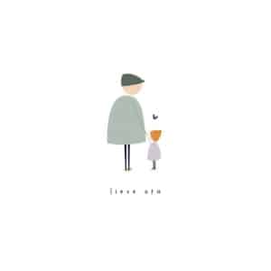 Klein Liefs Wenskaart Lieve Opa