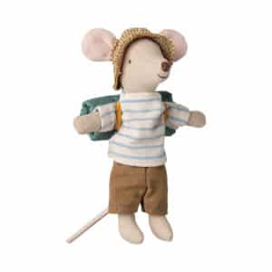 Maileg Hiker mouse, Big brother - Stripes