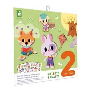 Janod Atelier - 2 jaar - Dikke herkleefbare stickers