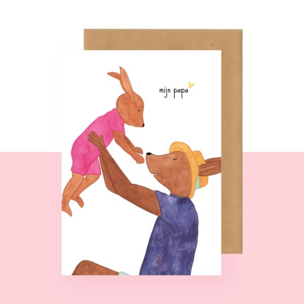 Studio Bertha Postkaart - Mijn papa
