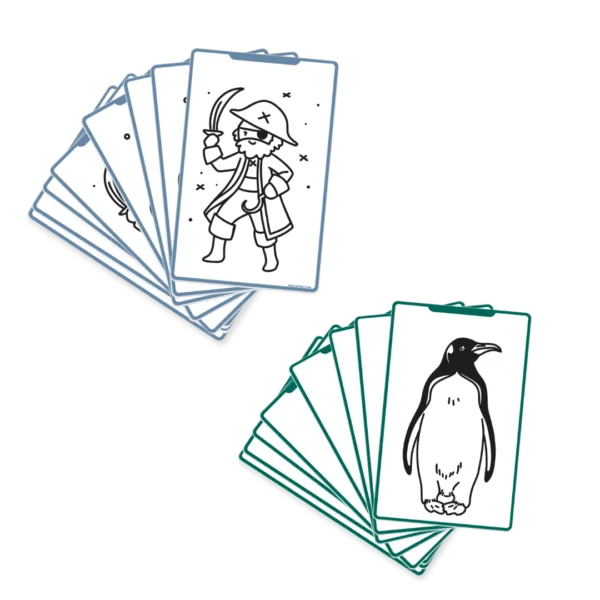 KidyWolf Refill KIDYDRAW Animals over the World & Oceans and Pirates