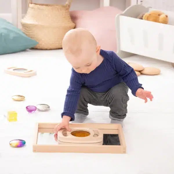 Tickit Klein Houten Spiegelbakje