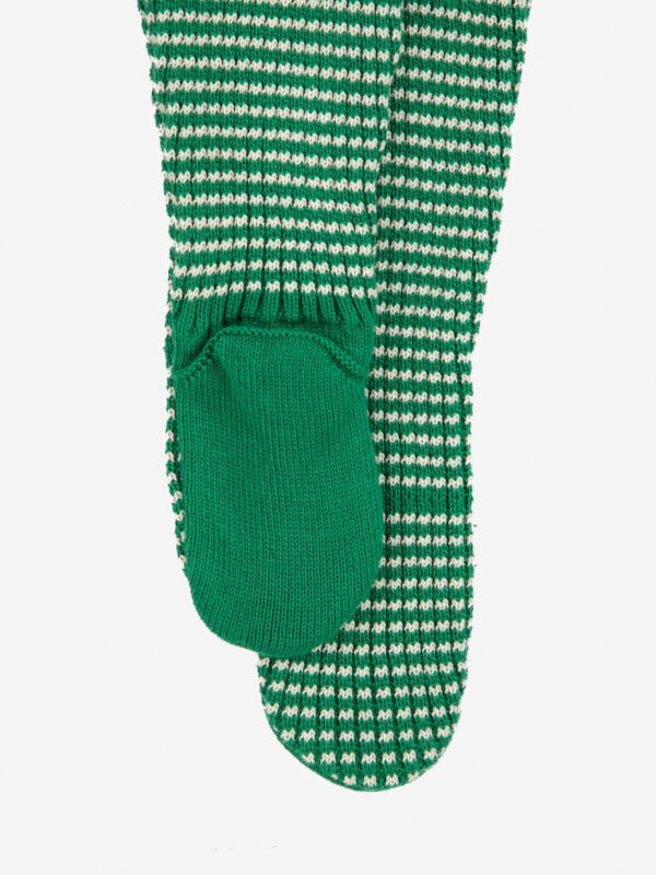 Bobo Choses Bobo Choses Race Car Knitted Footed Leggings Light Green 8445782321578 AW25 Bobo Kleding & Accessoires Baby Broekjes Wijs west