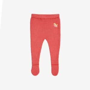 Bobo Choses Bobo Choses Rocking Horse Knitted Footed Leggings Pink 8445782321622 AW25 Bobo Kleding & Accessoires Baby Broekjes Wijs west
