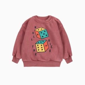 Bobo Choses Bobo Choses Roll The Dice Sweatshirt Brown 8445782322971 AW25 Bobo Kleding & Accessoires Baby Bovenstukjes Wijs west