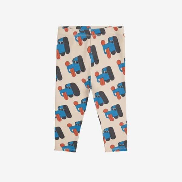 Bobo Choses Bobo Choses Doggy Mate All Over Leggings Offwhite 8445782323695 AW25 Bobo Kleding & Accessoires Baby Broekjes Wijs west