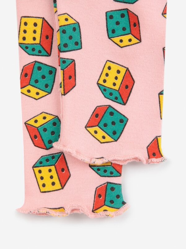 Bobo Choses Bobo Choses Dices All Over Leggings Pink 8445782323879 AW25 Bobo Kleding & Accessoires Baby Broekjes Wijs west