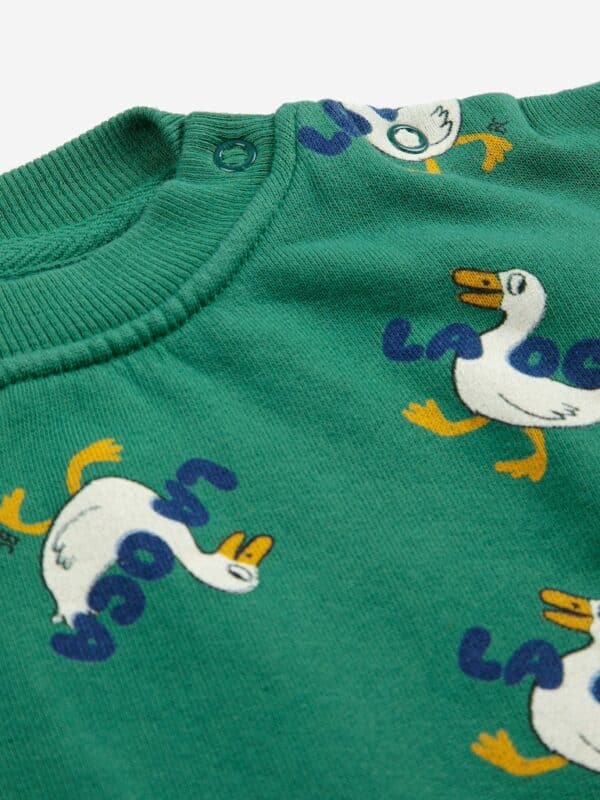 Bobo Choses Bobo Choses La Oca All Over Sweatshirt Green 8445782326450 AW25 Bobo Kleding & Accessoires Baby Bovenstukjes Wijs west