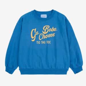 Bobo Choses Bobo Choses Go Bobo Sweatshirt Blue 8445782328492 AW25 Bobo Kleding & Accessoires Sweaters & Truien  Wijs west