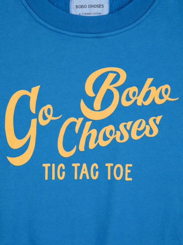 Bobo Choses Bobo Choses Go Bobo Sweatshirt Blue 8445782328492 AW25 Bobo Kleding & Accessoires Sweaters & Truien  Wijs west