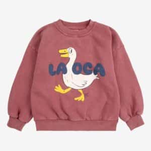Bobo Choses Bobo Choses La Oca Sweatshirt Brown 8445782328553 AW25 Bobo Kleding & Accessoires Sweaters & Truien  Wijs west
