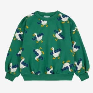 Bobo Choses Bobo Choses La Oca Sweatshirt Green 8445782329024 AW25 Bobo Kleding & Accessoires Sweaters & Truien  Wijs west