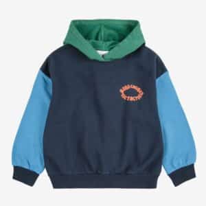 Bobo Choses Bobo Choses Tic Tac Toe Color Block Hoodie Multicolor 8445782329697 AW25 Bobo Kleding & Accessoires Sweaters & Truien  Wijs west