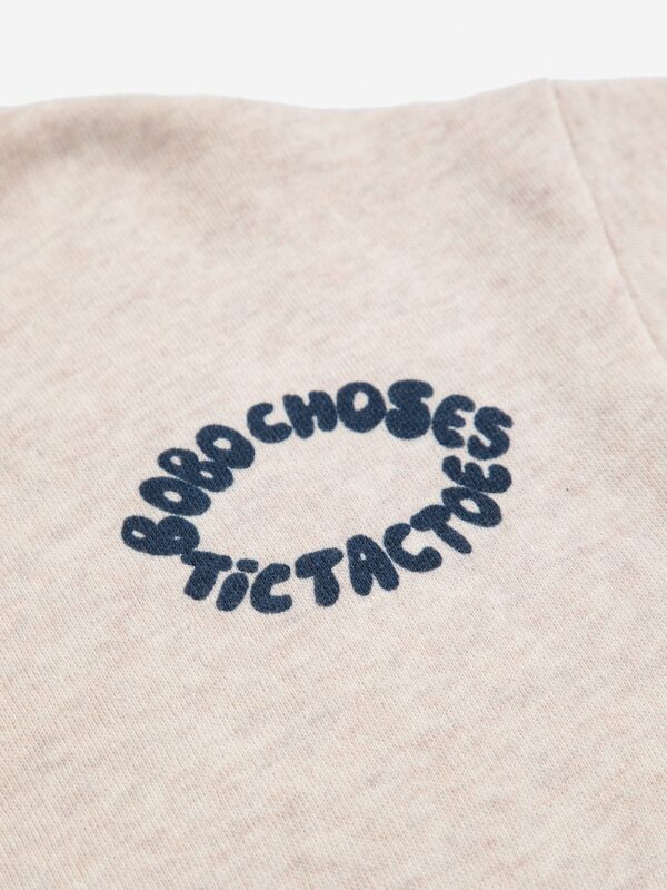 Bobo Choses Bobo Choses Tic Tac Toe Zipped Hoodie Offwhite 8445782329819 AW25 Bobo Kleding & Accessoires Sweaters & Truien  Wijs west