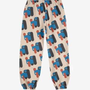 Bobo Choses Bobo Choses Doggy Mate All Over Joggings Offwhite 8445782330525 AW25 Bobo Kleding & Accessoires Broeken  Wijs west