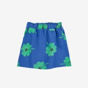 Bobo Choses Bobo Choses Lucky Clover All Over Rok Blue 8445782332444 AW25 Bobo Kleding & Accessoires Rokjes & Jurkjes  Wijs west
